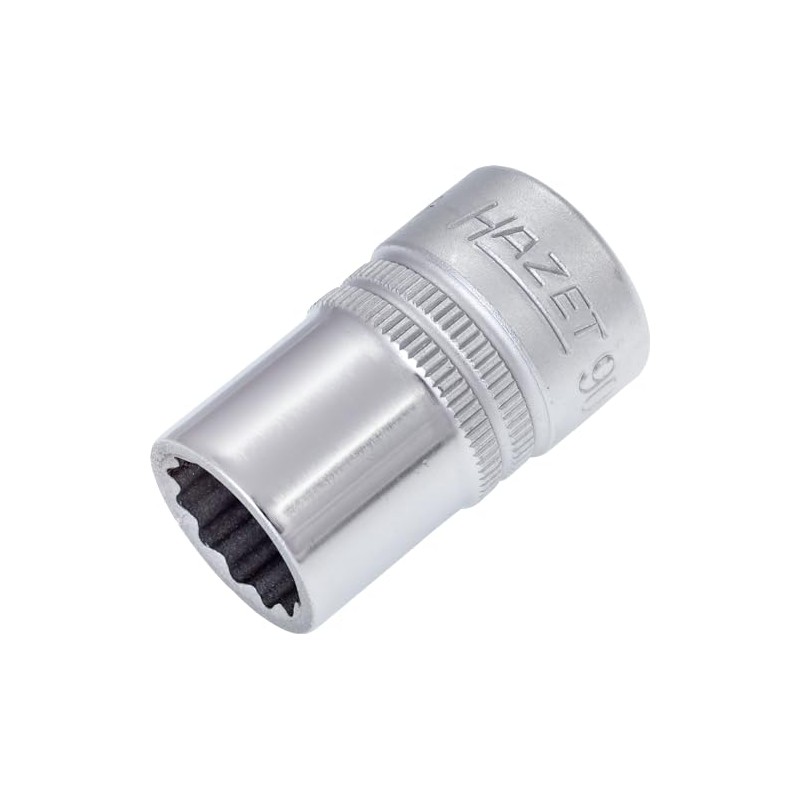 HAZET Socket, 12 Angle, 900Z-14, Double Side Width: 0.5 x