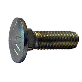 5/8-11X1 3/4 Carriage Bolt Grade 8 Fully Threaded Zinc Yellow (Pack of 5)
