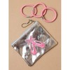 Girls Ballet Shoe Purse with 3 Pink Hair Elastics