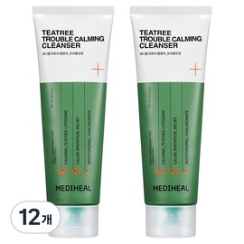 Mediheal Tea Tree Trouble Soothing Cleansing Foam, 120ml, 12 pieces / 메디힐 티트리 트러블진정 클렌징폼, 120ml, 12개