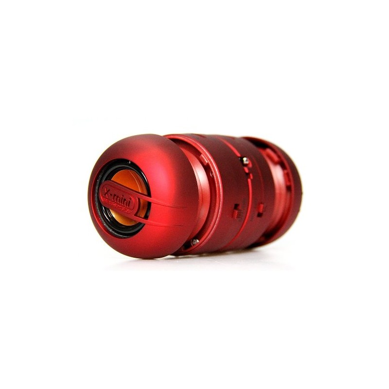 X-Mini MAX XAM15-R Portable Capsule Speaker System, Stereo, Red