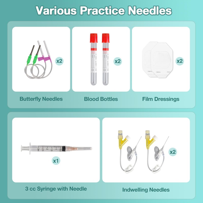MedEduQuest Pediatric IV and Phlebotomy Exercise Hand Set