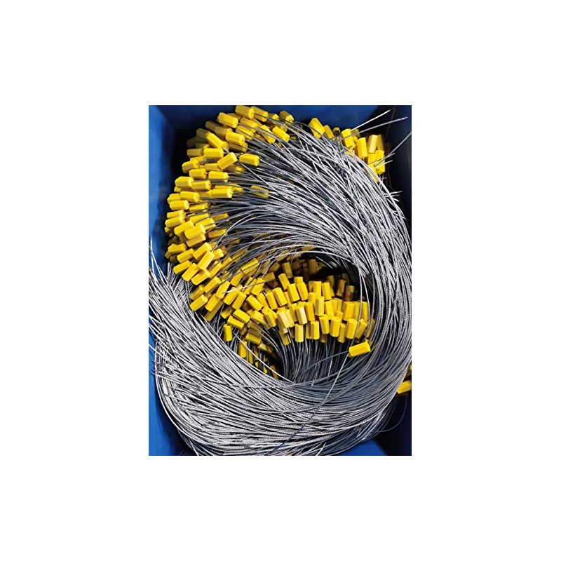 Leadseals 24" Steel Wire Cable Seals Tamper Resistant Security Tags