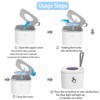 Portable Pacifier Sanitizer, Retainer Cleaner, UV-C Sanitizer Box Portable Case