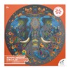 Rompecabezas Circular Barnizado Elefante 500 Piezas