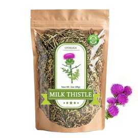 Milk Thistle Loose Tea, Cardo Mariano, 56g / 2 oz, Caffeine-Free, No Additives, No Preservatives