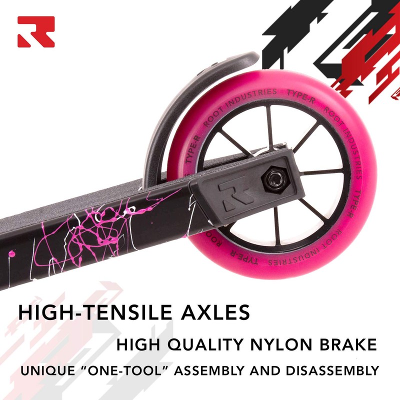 Type R Mini Complete Scooter (Pink Splatter)