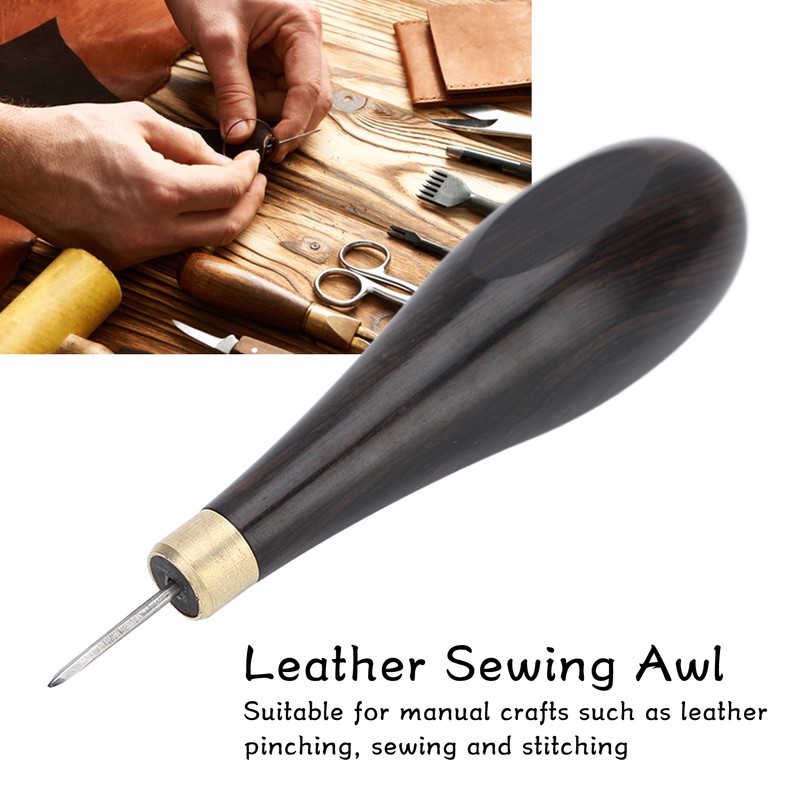 Rhombus Awl 3mm Red Sandalwood Reaming Diamond Shaped Awl Professional