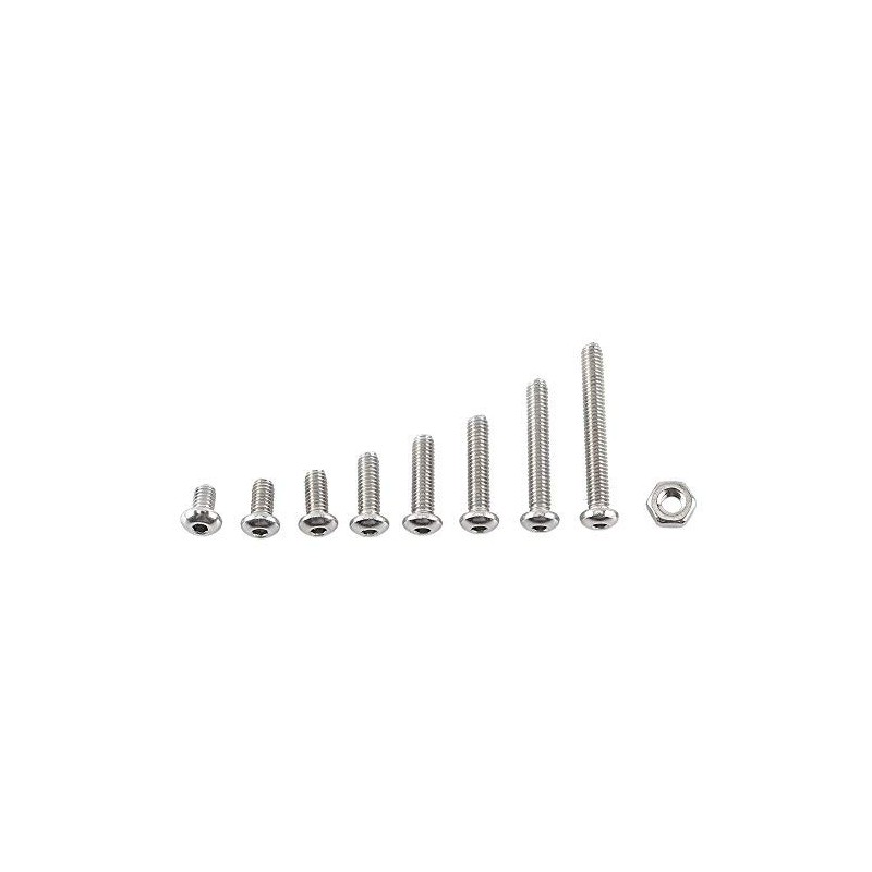 Tornillos de cabeza hexagonal de acero inoxidable M2.5 A2 300