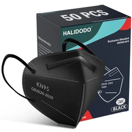 Face Mask 50 Pack Breathable 5-Layer Filter Efficiency≥95%