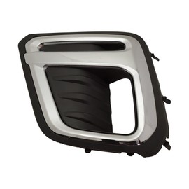 KarParts360 For Subaru Forester 2019 2020 2021 Fog Light Cover Driver Side | Black And Chrome | Premier/Touring Models | Replacement For SU1038120 | 57731SJ130