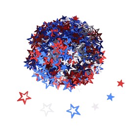 ALEGRE® Pack of 500 Christmas Confetti Stars, Glitter Decoration Christmas Table Decoration, Decorative Stars Confetti Christmas Table Decoration, Glitter Stars Confetti Birthday, Wedding, New Year's