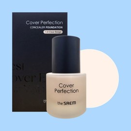 The Saem 더샘 커버 퍼펙션 컨실러 파운데이션 핸디 15ml 1.0 클리어베이지 (26.08.13까지) The Saem Cover Perfection Concealer Foundation Handy 15ml 1.0 Clear Beige (until 26.08.13)