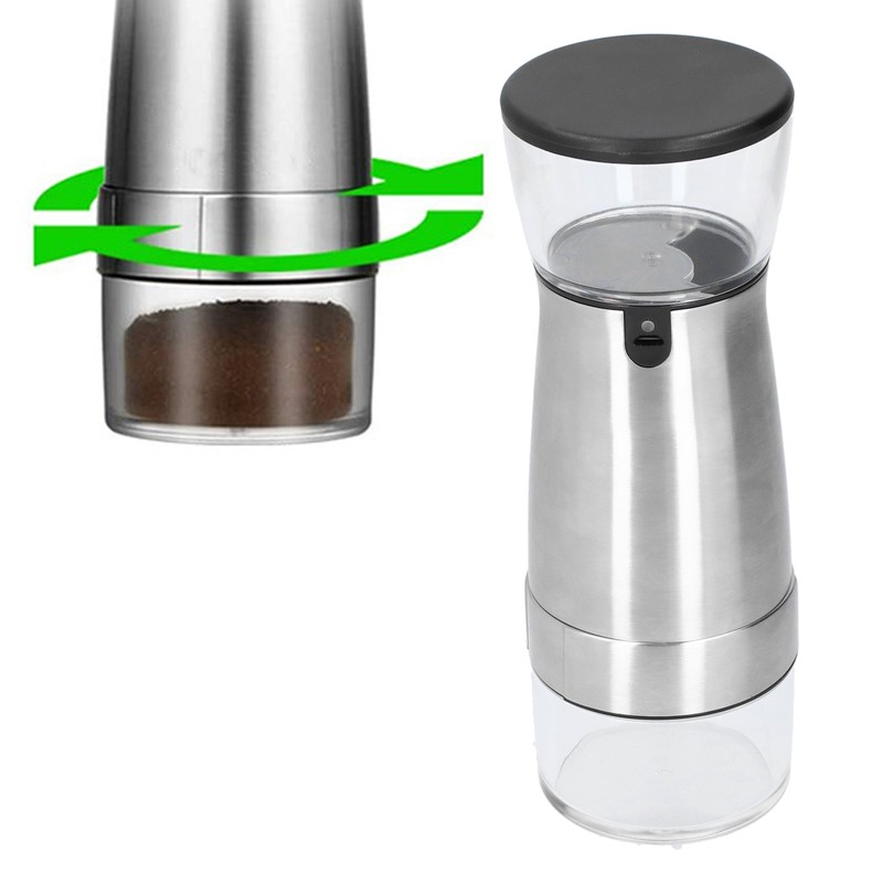 Stainless Steel Electric Grinder USB Charging Automatic Pepper Coffee Bean