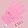 Fine Lines - Exfoliating Shower Gloves, Pink | Exfoliating Glove