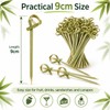 300PCS Cocktail Sticks, 9cm Bamboo Skewers