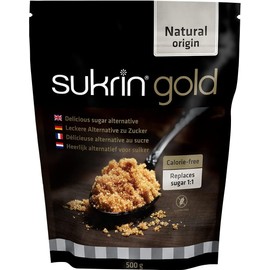 Sukrin 1 500g & Sukrin Gold 500g Sampler Bundle Natural Sugar Alternative with Erythritol and Stevia - Zero Calorie Sweetener for Keto and Low Carb Diets