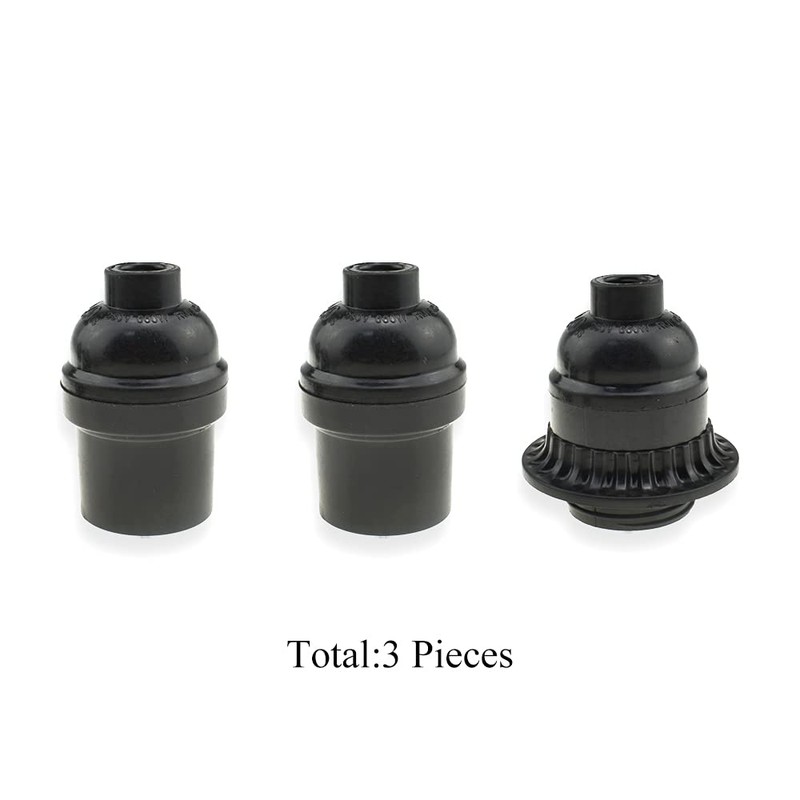 HAHIYO E26 E27 Lamp Socket Screw in Mount Light Socket