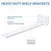 Heavy Duty Shelf Brackets,Floating Shelf Bracket 8 inch 6 Pack