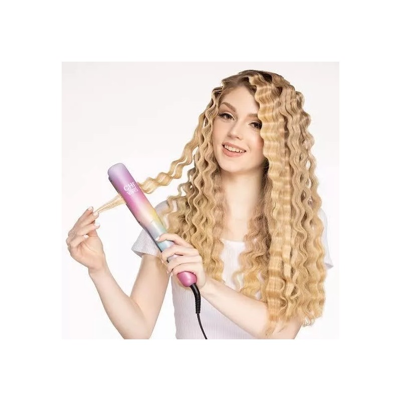 CHI Oferta Plancha Onduladora Y Rizadora Chi Vibes Multifunciona