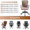 Tallew 4 Pcs Office Chair Covers Set Computer Universal Protective