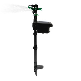 TITIDU Solar Power Motion Activated Water Animal Adjustable Repeller Sprinkler+Detector,Garden Water Motion Activated Sprinkler