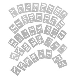 CAXUSD 1set Letter Stencils Painting Stencils for Wall Block Canvas Reusable Pet Material for Crafts DIY