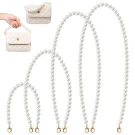 VOSSOT Beads Chain Carry Strap Pack of 4 Beads Bag Chain Bag Chain Shoulder Strap Bag Chain Replacement Beads Carry Strap Chain for Women Handbags Shoulder Bag Purse (30/60/90/120 cm)