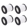 4PCS Vacuum Cleaner Mesh Filters Easily Disassembled Robot Vacuum Replacement