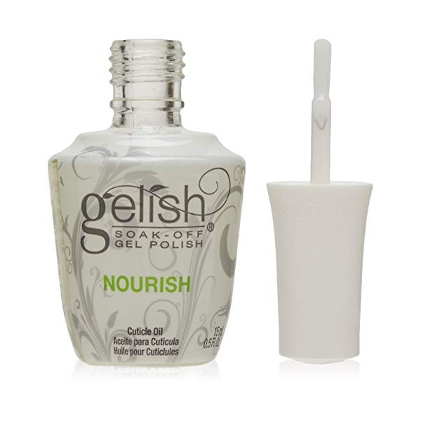 Harmony New Gelish Gel Nail Soak Cuticle Oil Soak Off Polish Skin Vitamin Solution, 15 ml