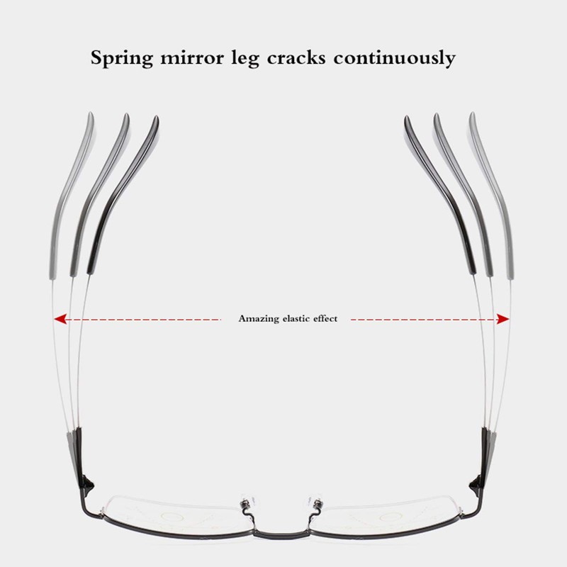 MIRYEA Progressive Multifocus Reading Glasses Blue Light Blocking Computer Readers