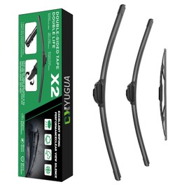 CXYUGUA Windshield Wiper Blades Replace for 2008-2019 Grand Caravan 2008-2016 Town & Country,Wiper Blades Replacement-26"/20"/16" (Set of 3) U/J HOOK,Double Sided Rubber Strips and Longer Life