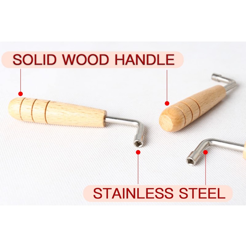 Cheerock Universal L-Shape Tuning Wrench for Lyre Harp & Other