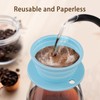 VVGCS Collapsible Pour Over Coffee Dripper Single Cup, Paperless Travel