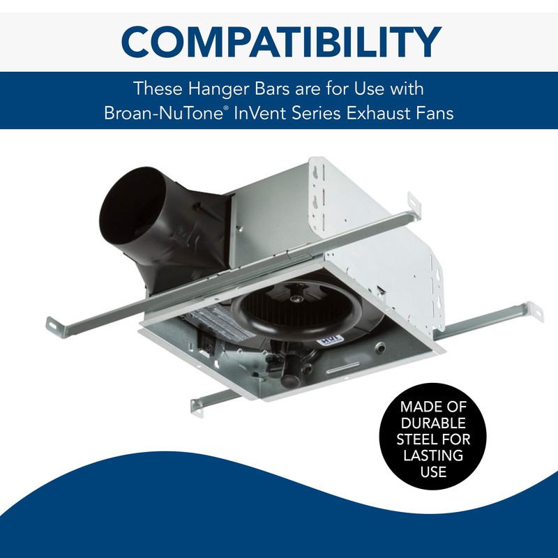 Broan-NuTone MHB4 Hanger Bar Set for InVent Series Bath Exhaust