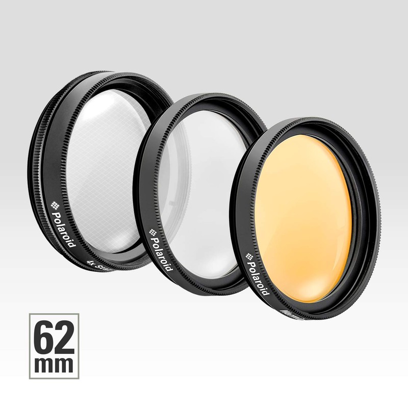 Polaroid Optics 3 Piece Special Effect Filter Kit Includes Soft
