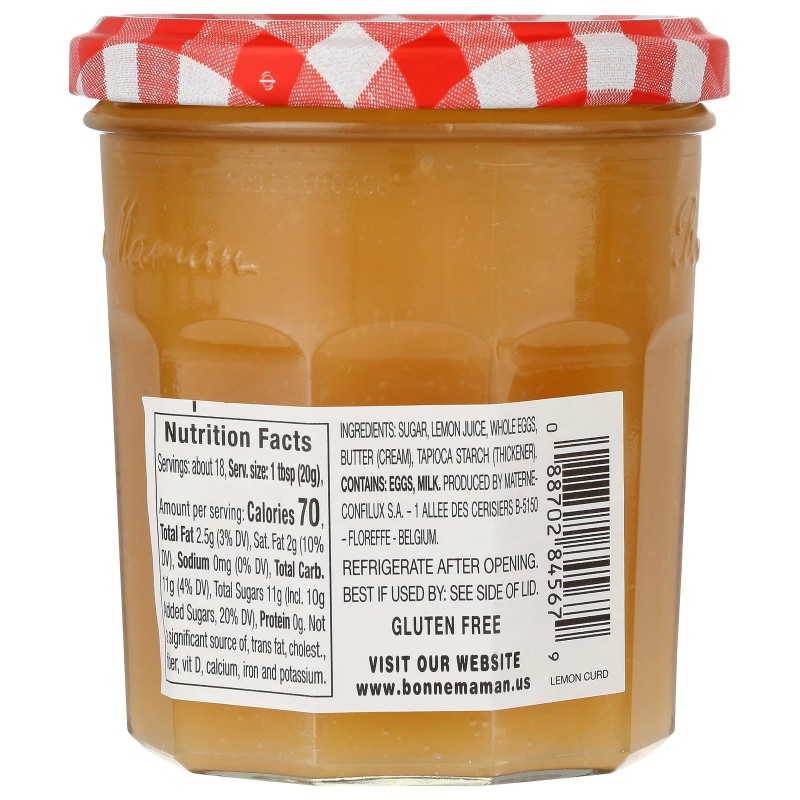 Bonne Maman Pineapple Passion Fruit Mango Peach Lemon Curd Preserves