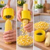 Corn Stripper for Easy Kernel Removal – Yellow Manual Cob