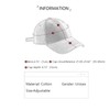 Gorra de béisbol de piel sintético clásico lavada, unisex, color