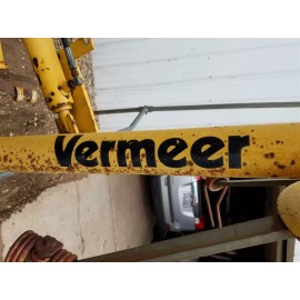 G&S TRACTOR PARTS VERMEER EQUIPMENT DECALS. 2 3/4" X 15 3/4"  DIE-CUT  VINYL SET OF TWO.