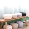 Sea Team Round Cotton Rope Storage Basket with Lid, Decorative