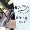 Rear Trunk Storage Package Tray Tie Strap, Rear Interior Parcel