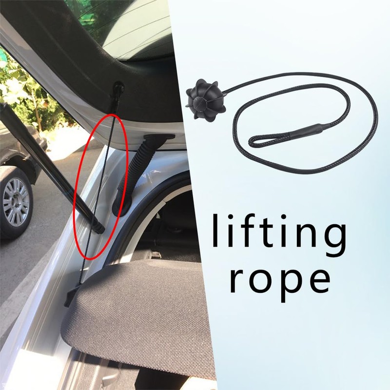 Rear Trunk Storage Package Tray Tie Strap, Rear Interior Parcel