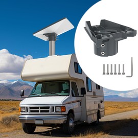 TIUIHU Starlink Mini Mount - Pipe Adapter and Pole Mount Kit for 1-2.1" Dishy