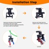 2PCS Gladhand Holder, Dazakoot Gladhand Bracket with Bolts and Nuts,