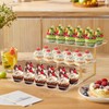 JUESHA Clear Dessert Table Display Set 16 x 8 for