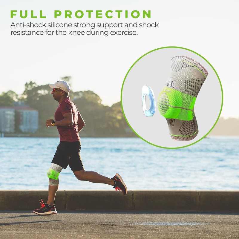 EDIFIT, Knee Support for Men and Women, Knee Support, Crossfit,
