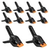 10 PCS Spring Clamps, LongYeah 4.5 Inch Plastic Spring Clips