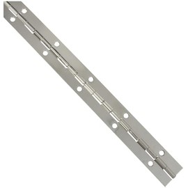 National Hardware N265-371 V570 Continuous Hinge in Nickel,1-1/16" x 12"