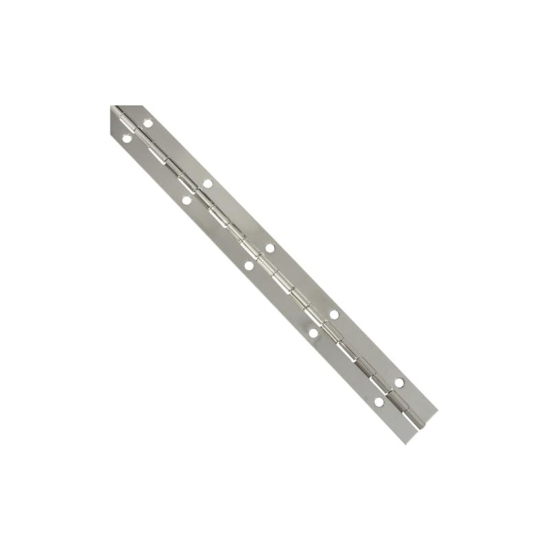 National Hardware N265-371 V570 Continuous Hinge in Nickel,1-1/16" x 12"